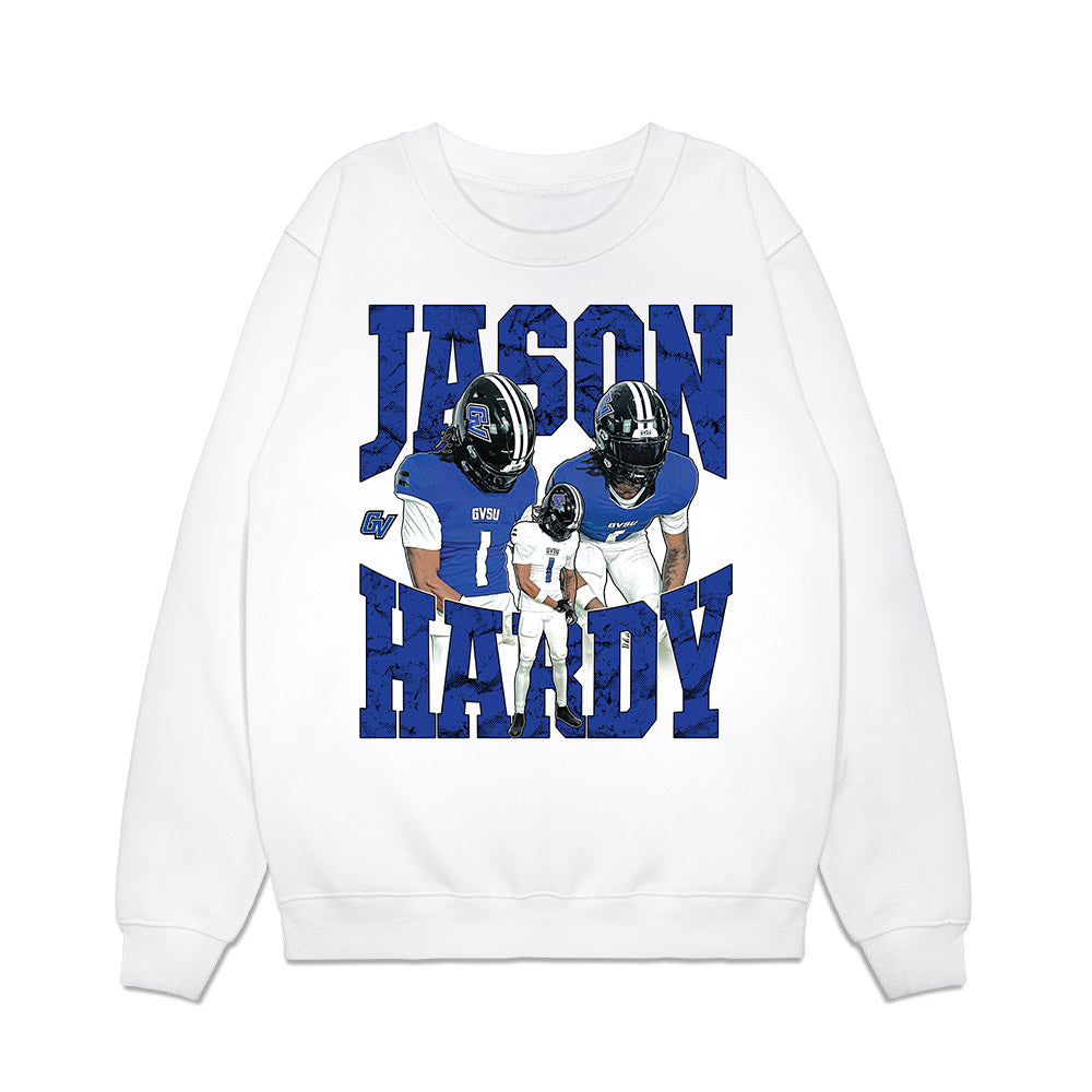 Grand Valley - NCAA Football : Jason Hardy - Collage Premium Crewneck Sweatshirt-0