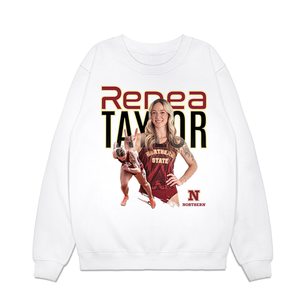 NSU - NCAA Women's Track & Field : Renea Taylor - Collage Premium Crewneck Sweatshirt-0