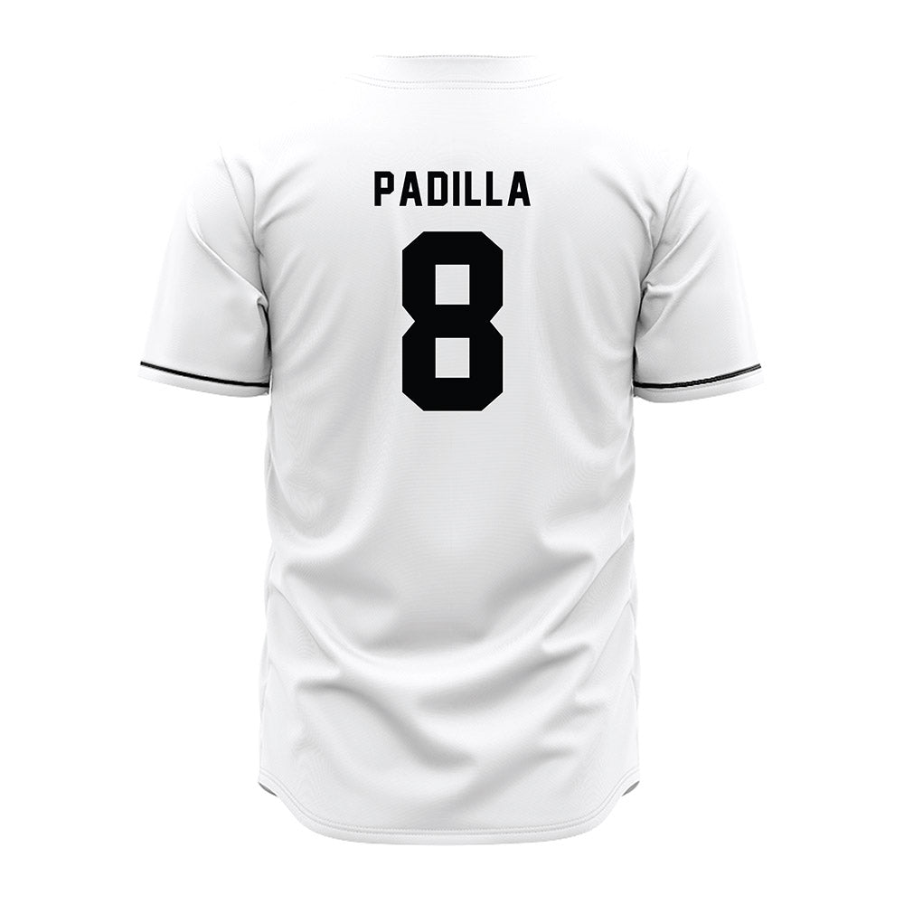 Emporia - NCAA Baseball : Samuel Padilla - White Jersey-1