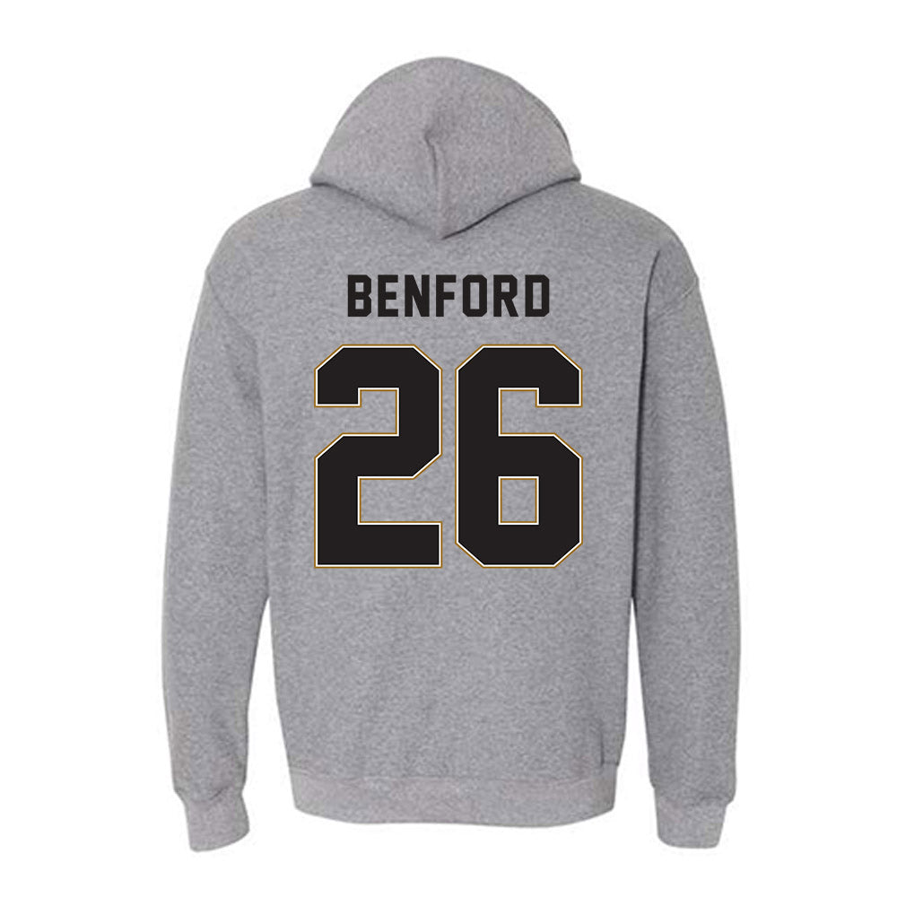 Emporia - NCAA Football : Nate Benford - Classic Shersey Hooded Sweatshirt-1