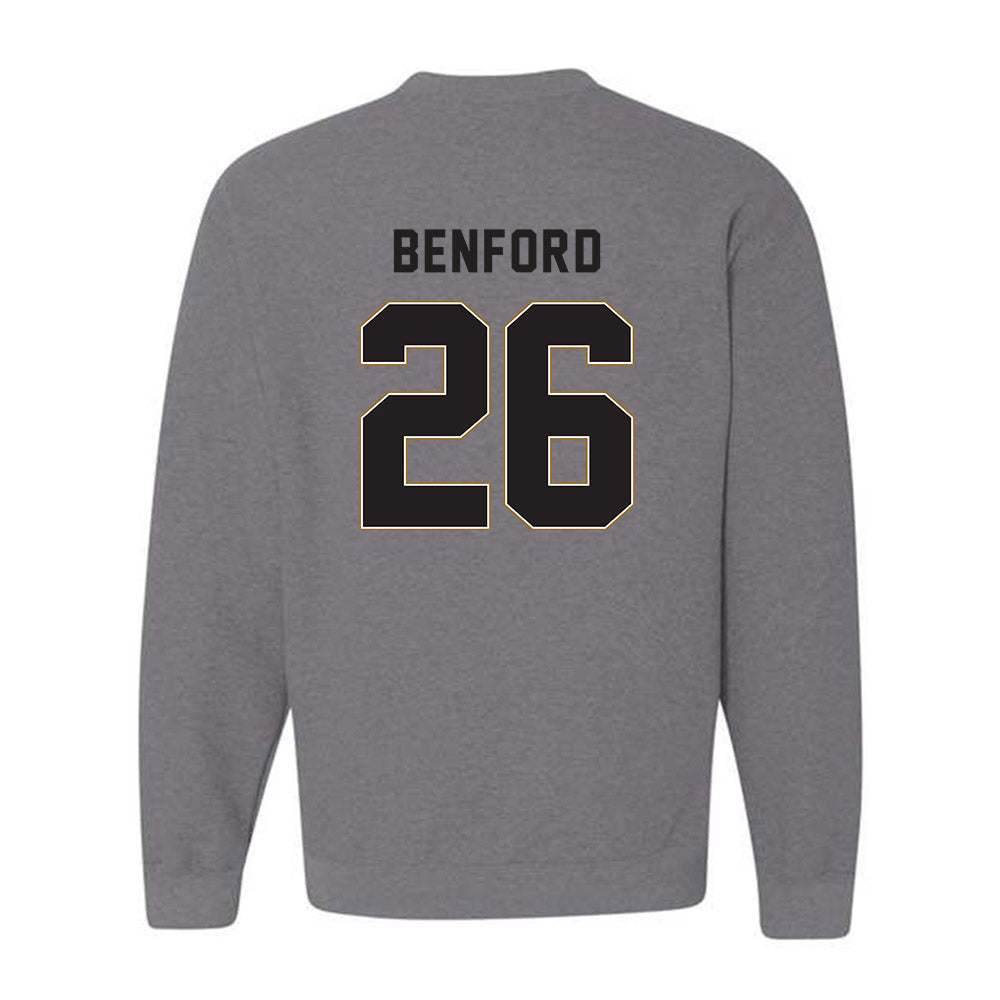 Emporia - NCAA Football : Nate Benford - Classic Shersey Crewneck Sweatshirt-1