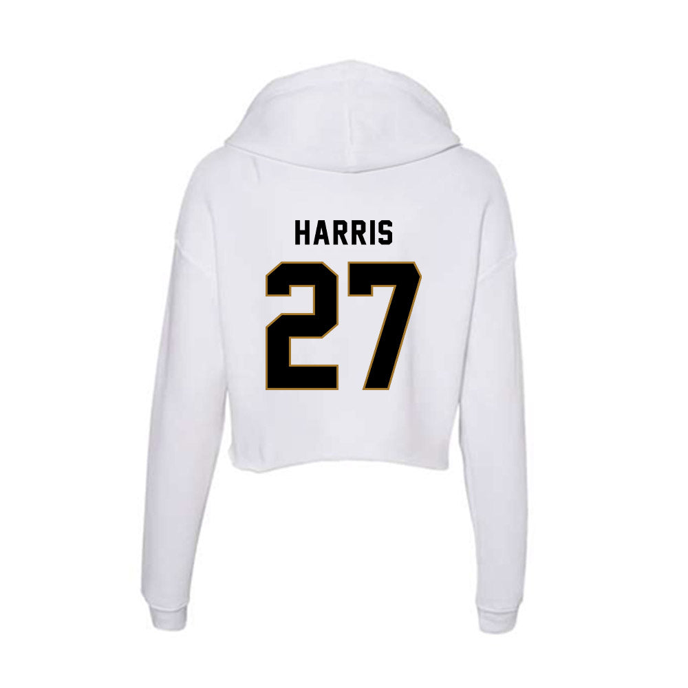 Emporia - NCAA Football : Jordyn Harris - Classic Shersey Women's Crop Fleece Hoodie-1