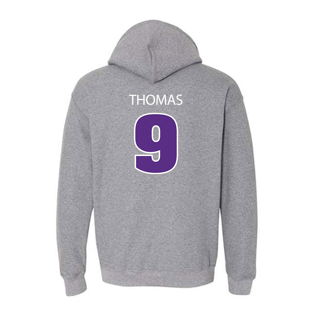 Sewanee - NCAA Football : Jacorin Thomas - Classic Shersey Hooded Sweatshirt-1