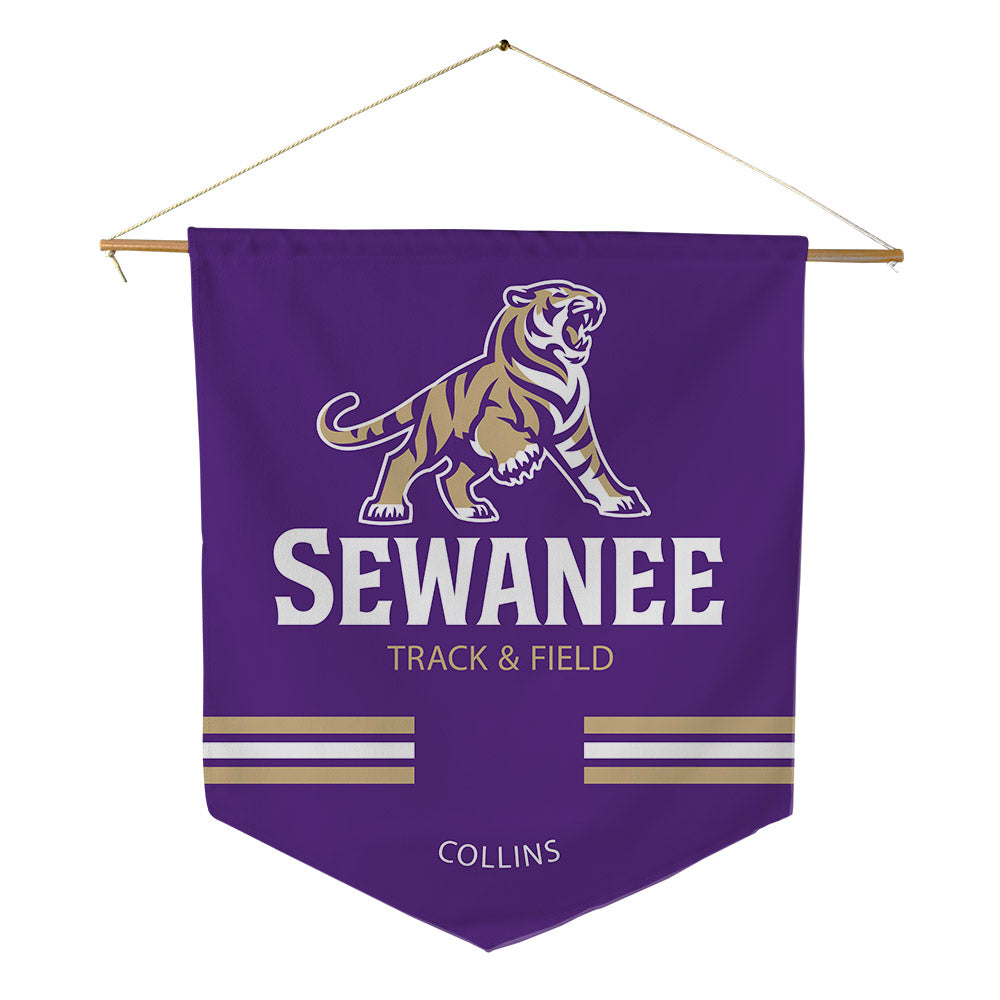Sewanee - NCAA Men's Track & Field : Jack Collins - Pennant - 18" x 21"-0