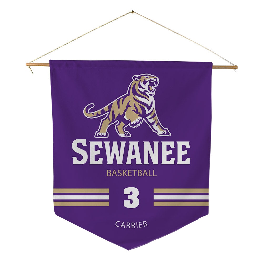 Sewanee - NCAA Men's Basketball : Reid Carrier - Pennant - 18" x 21"-0