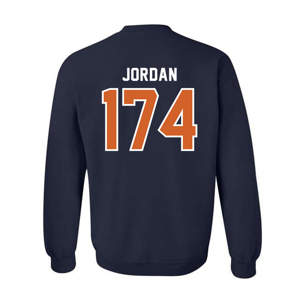 Wheaton IL - NCAA Wrestling : Drew Jordan - Classic Shersey Crewneck Sweatshirt-1