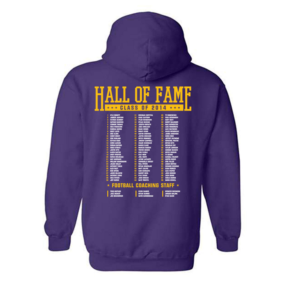 Minn. St. - NCAA Football : 2014 Football Hall of Fame Hooded Sweatshirt-1