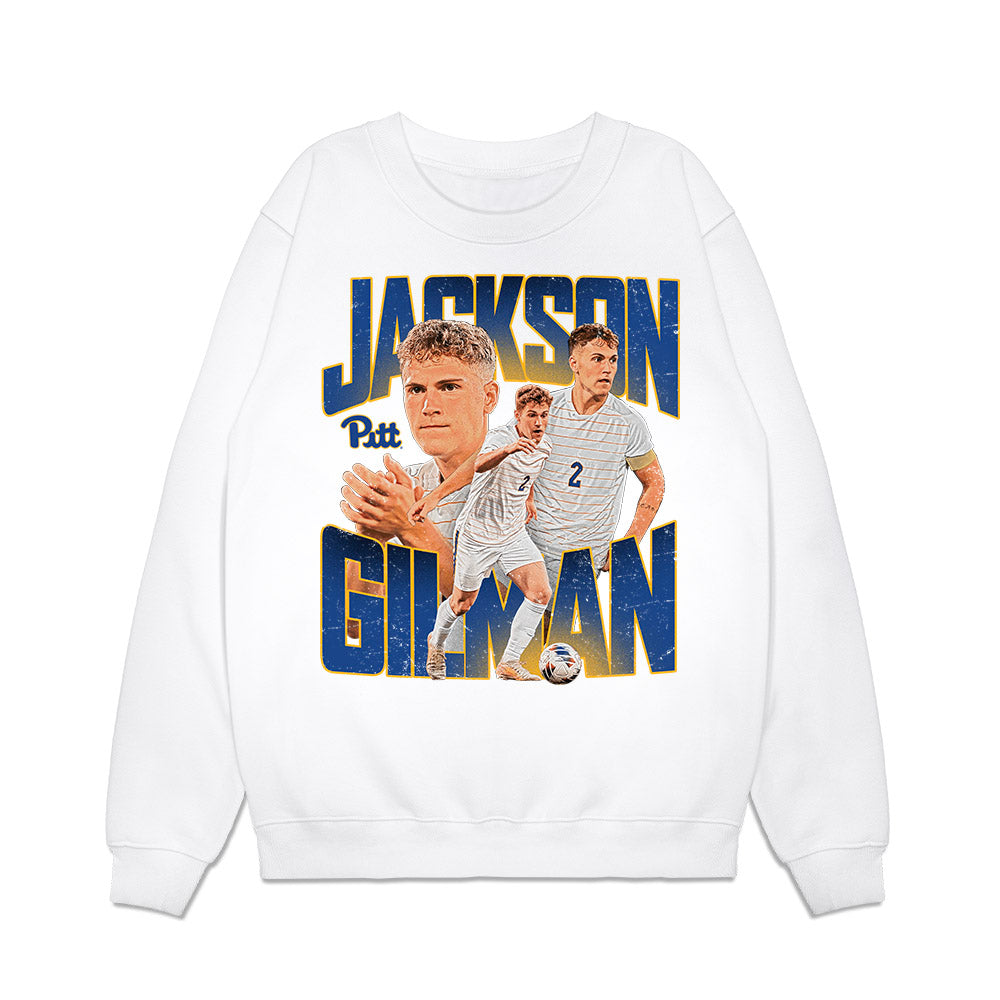 Pittsburgh - NCAA Men's Soccer : Jackson Gilman - Collage Premium Crewneck Sweatshirt-0