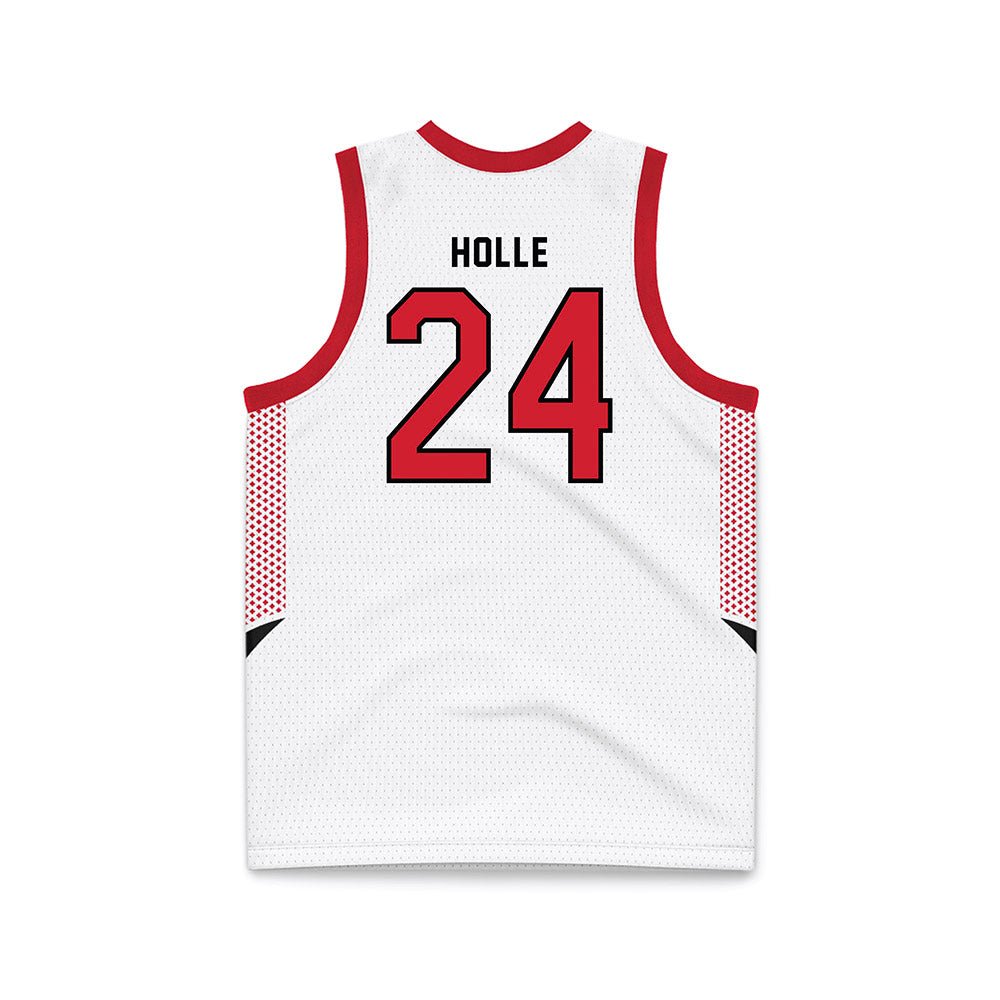 MSUM - NCAA Women's Basketball : Mara Holle - White Basketball Jersey-1