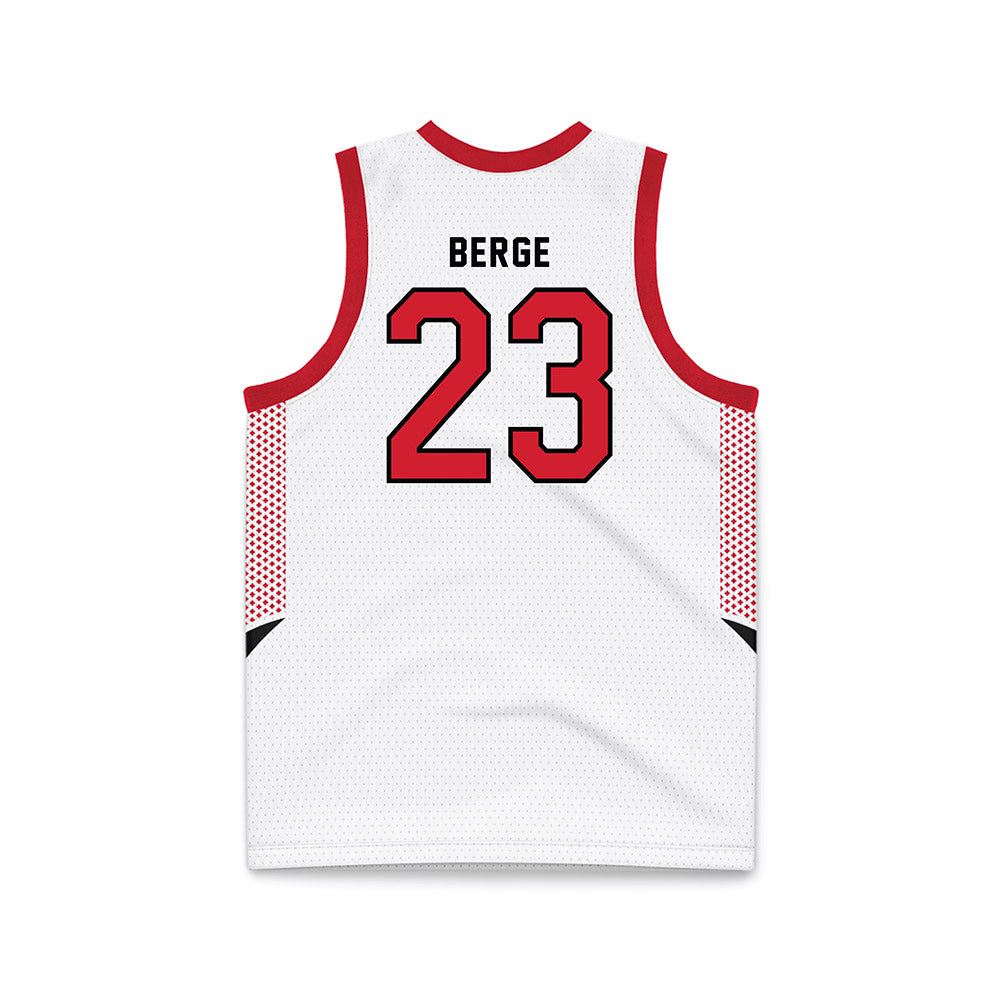 MSUM - NCAA Women's Basketball : Abby Berge - White Basketball Jersey-1