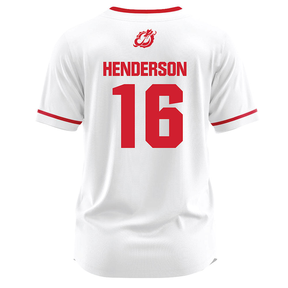 MSUM - NCAA Softball : Alivia Henderson - White Jersey-1