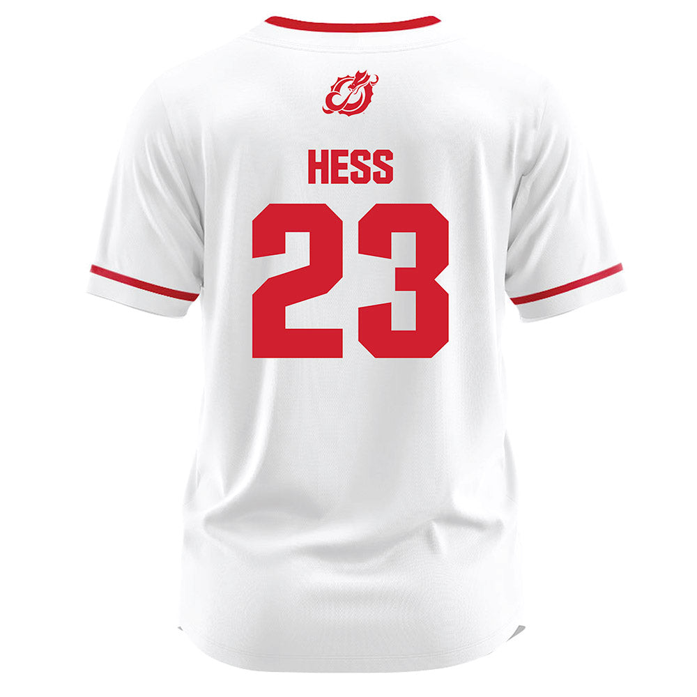 MSUM - NCAA Softball : Annabella Hess - White Jersey-1