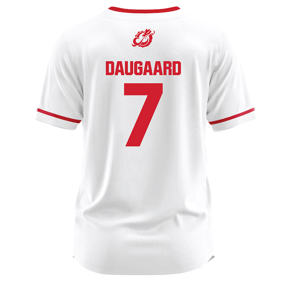 MSUM - NCAA Softball : Morgan Daugaard - White Jersey-1