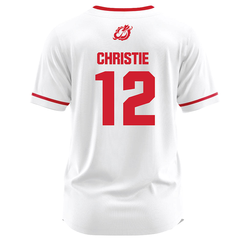 MSUM - NCAA Softball : Chloe Christie - White Jersey-1