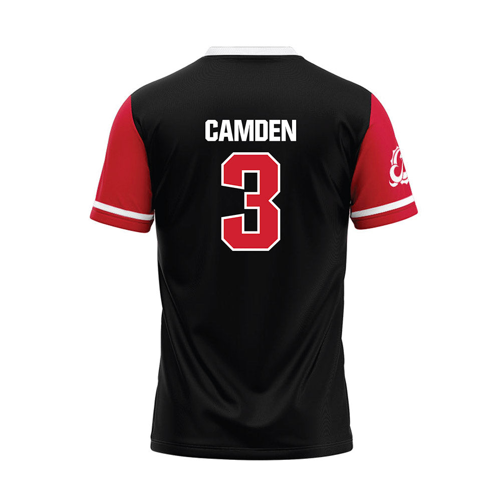 MSUM - NCAA Softball : Lacey Camden - Black Baseball Jersey-1