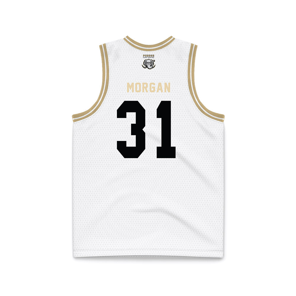 PFW - NCAA Men's Basketball : Quentin Morgan - White Basketball Jersey-1