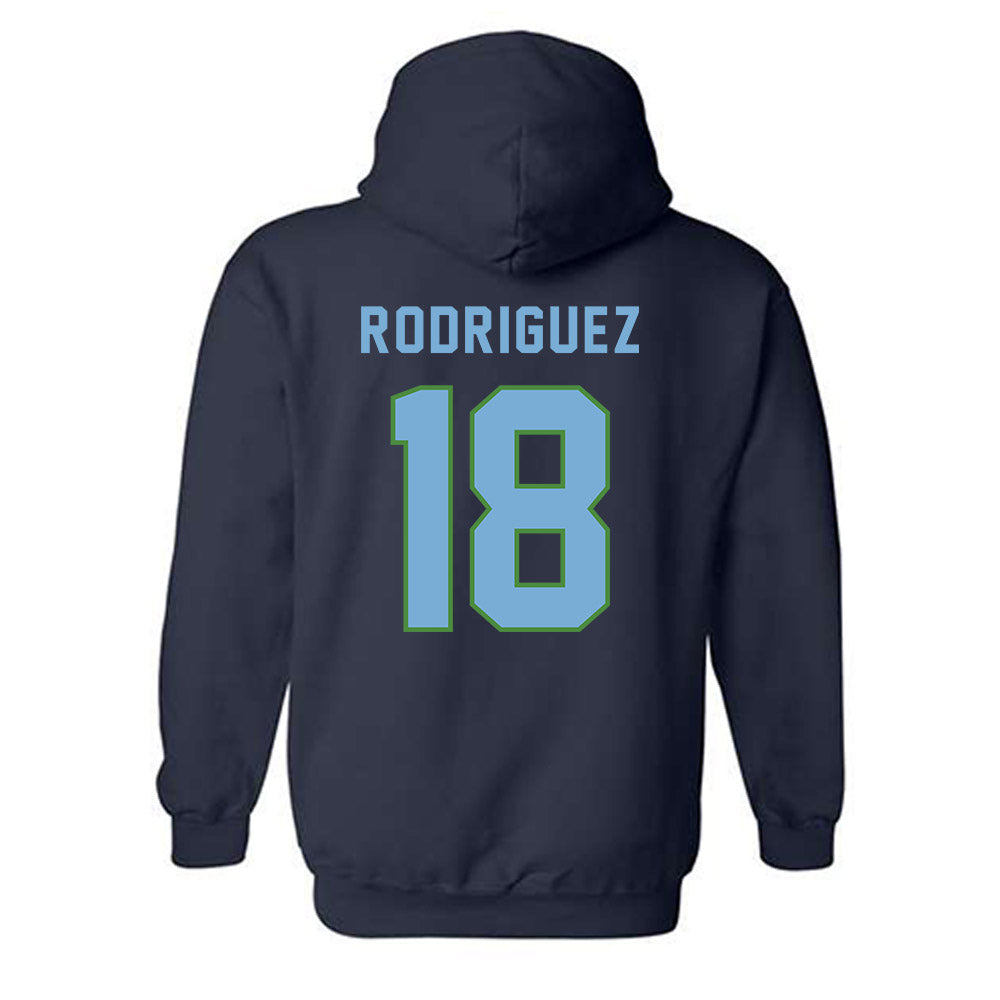 CSU Monterey Bay - NCAA Men's Soccer : Angel Rodriguez - Classic Shersey Hooded Sweatshirt-1