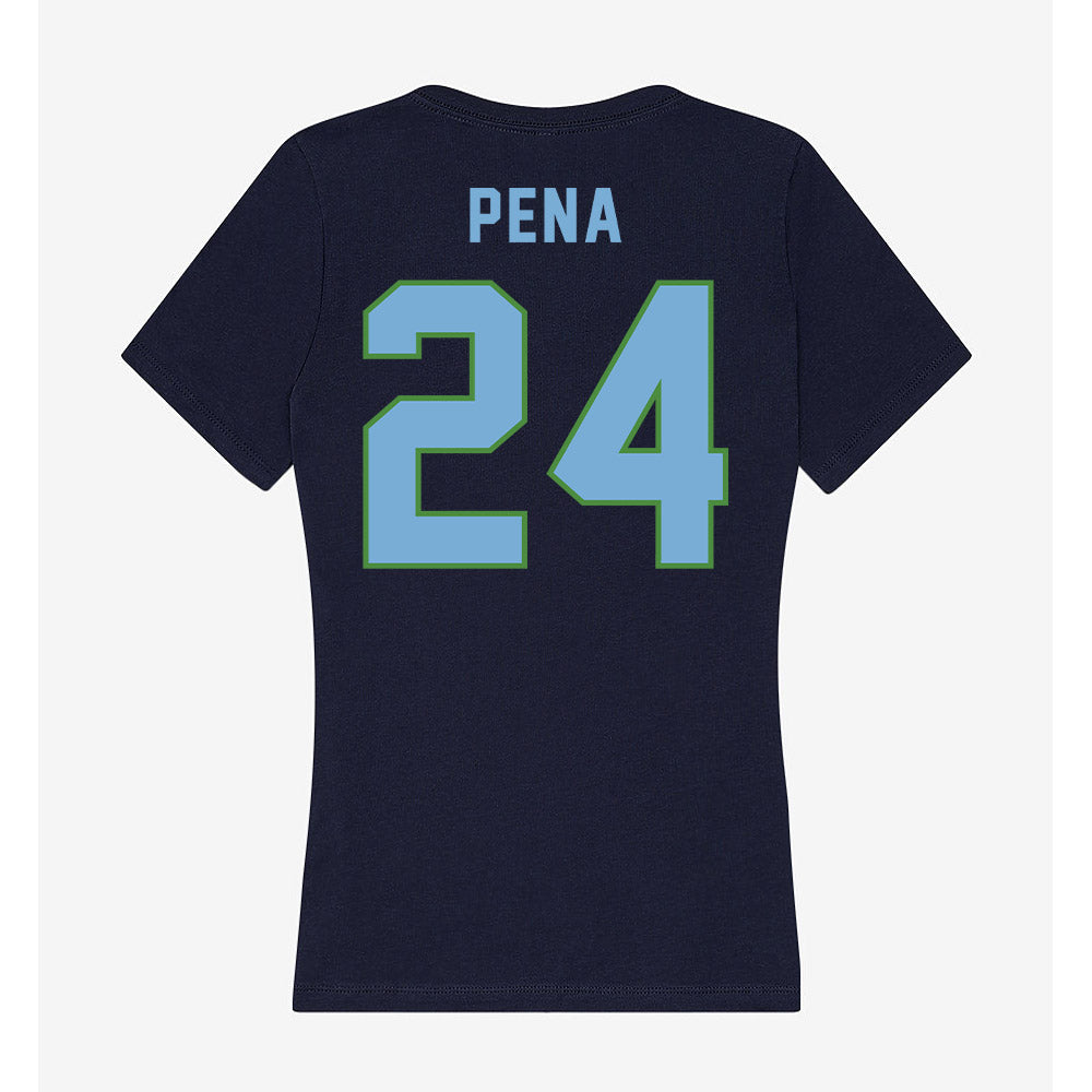 CSU Monterey Bay - NCAA Women's Basketball : Janelle Pena - Classic Shersey Women's V-Neck T-Shirt-1