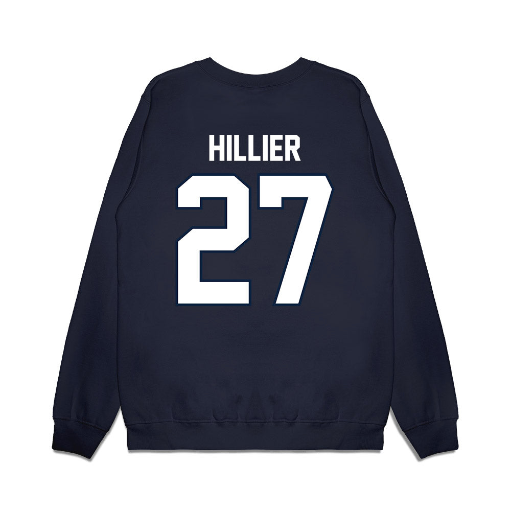 UConn - NCAA Football : Caden Hillier - Vintage Helmet Premium Crewneck Sweatshirt-1