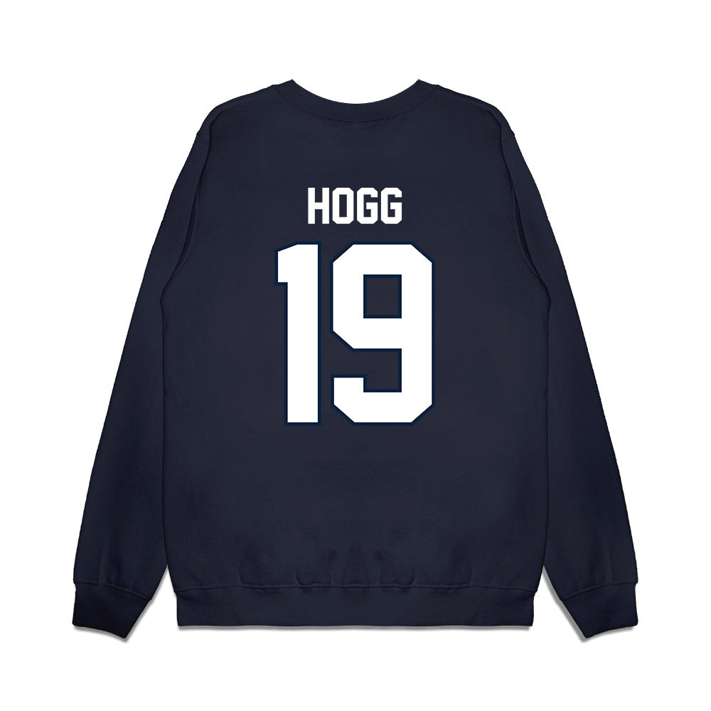 UConn - NCAA Football : Ethan Hogg - Vintage Helmet Premium Crewneck Sweatshirt-1