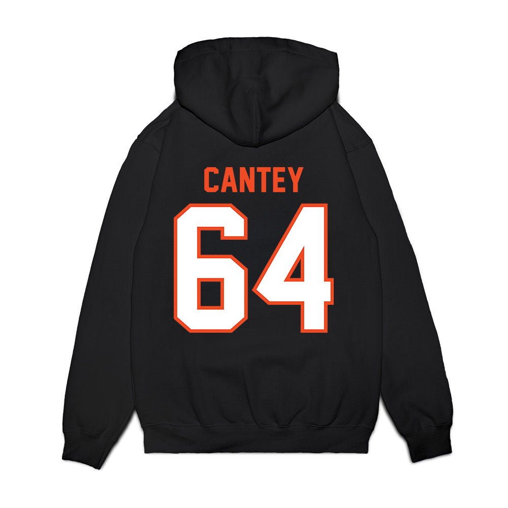 Auburn - NCAA Football : Benton Cantey - Vintage Helmet Premium Hooded Sweatshirt-1