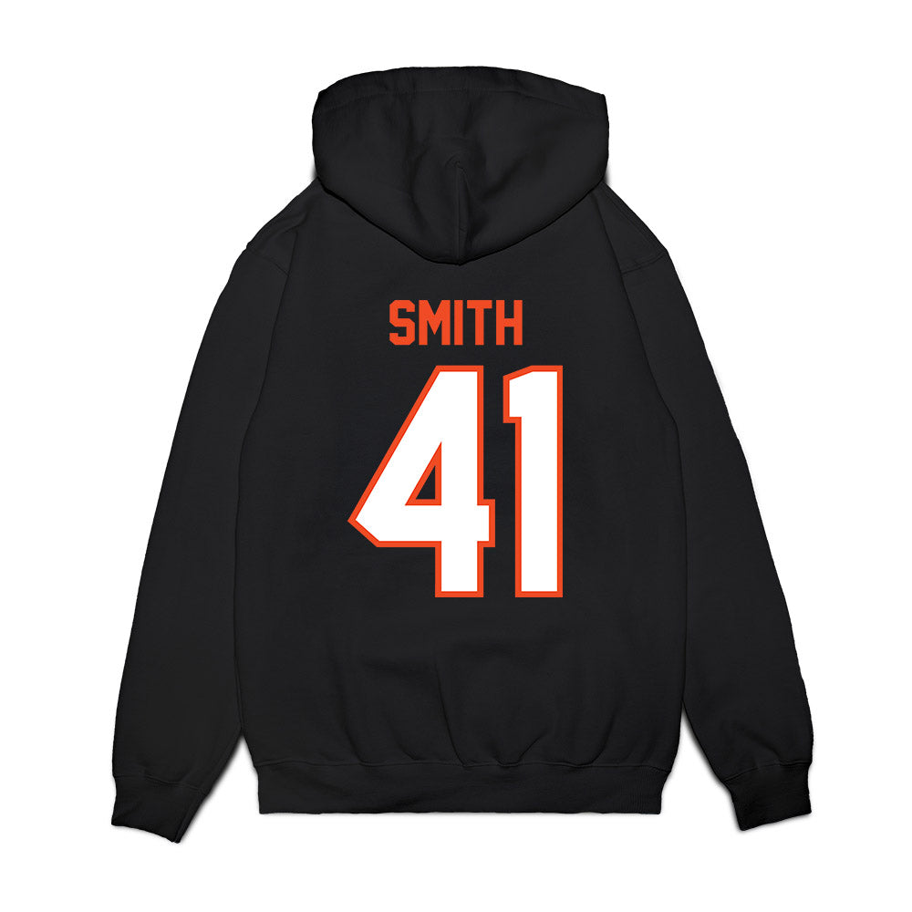 Auburn - NCAA Football : Jared Smith - Vintage Helmet Premium Hooded Sweatshirt-1