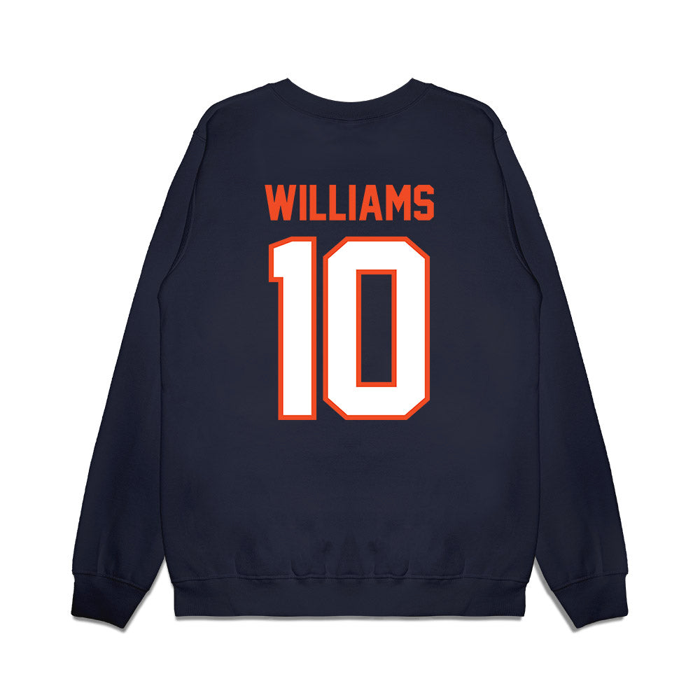 Auburn - NCAA Football : Amaris Williams - Vintage Helmet Premium Crewneck Sweatshirt-1