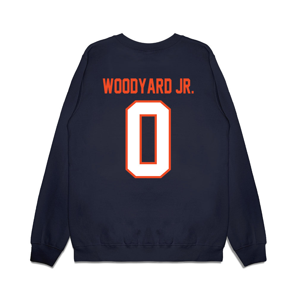 Auburn - NCAA Football : Robert Woodyard Jr. - Vintage Helmet Premium Crewneck Sweatshirt-1