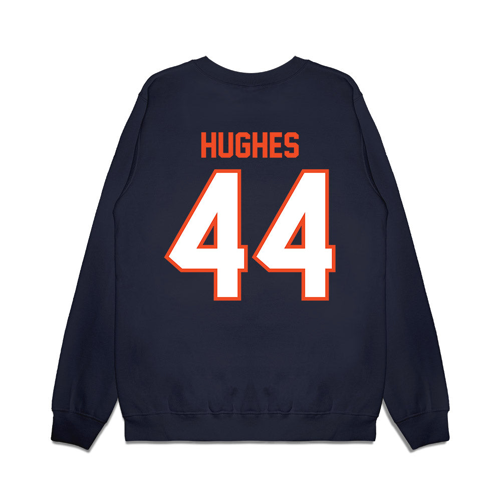 Auburn - NCAA Football : Reed Hughes - Vintage Helmet Premium Crewneck Sweatshirt-1