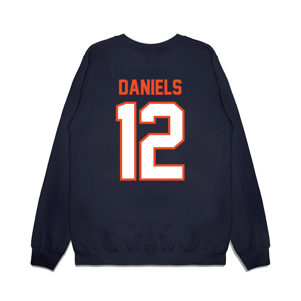 Auburn - NCAA Football : Ashton Daniels - Vintage Helmet Premium Crewneck Sweatshirt-1