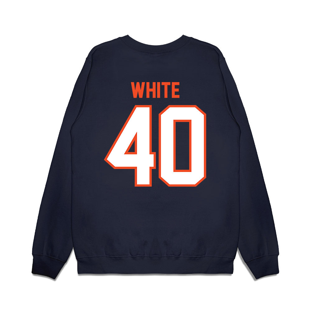 Auburn - NCAA Football : Jake White - Vintage Helmet Premium Crewneck Sweatshirt-1