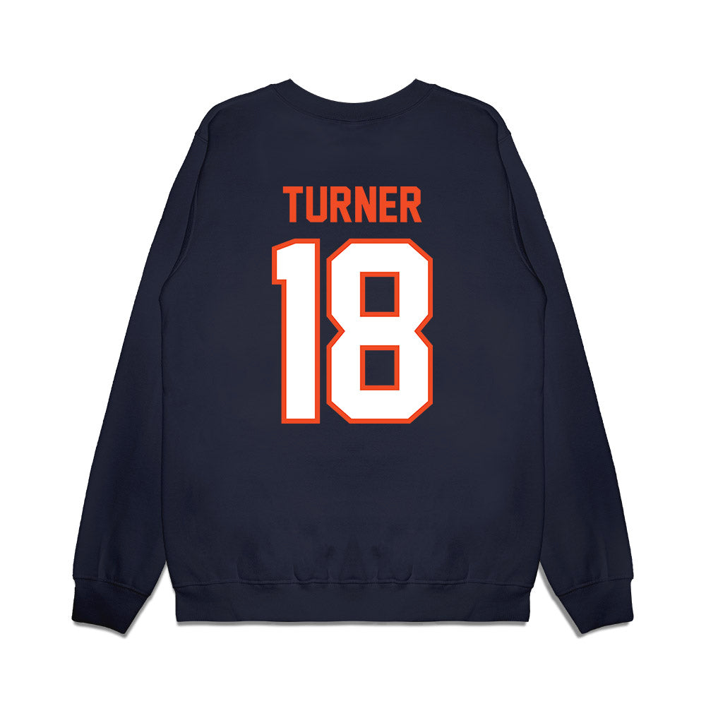 Auburn - NCAA Football : Samuel Turner - Vintage Helmet Premium Crewneck Sweatshirt-1