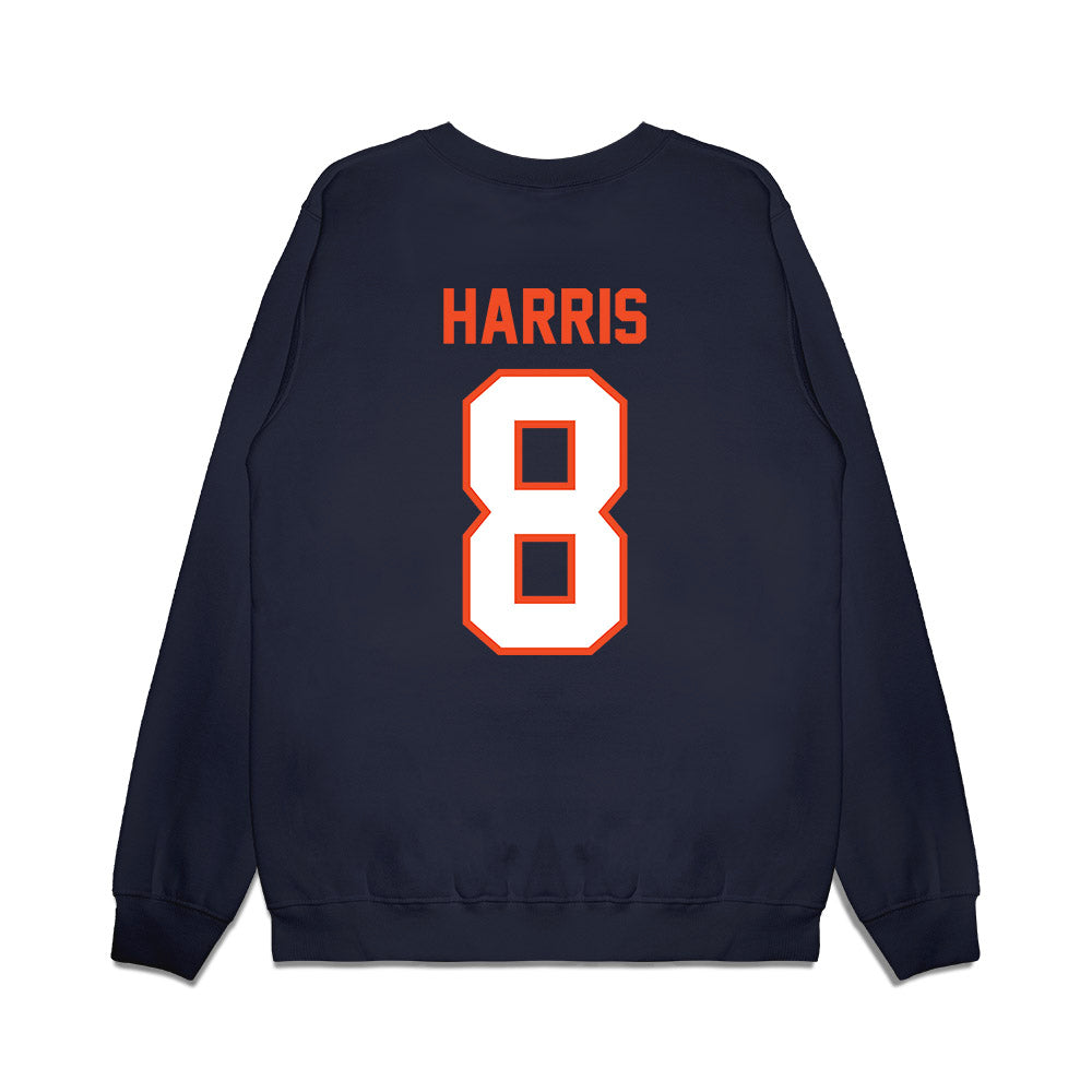 Auburn - NCAA Football : Kaleb Harris - Vintage Helmet Premium Crewneck Sweatshirt-1