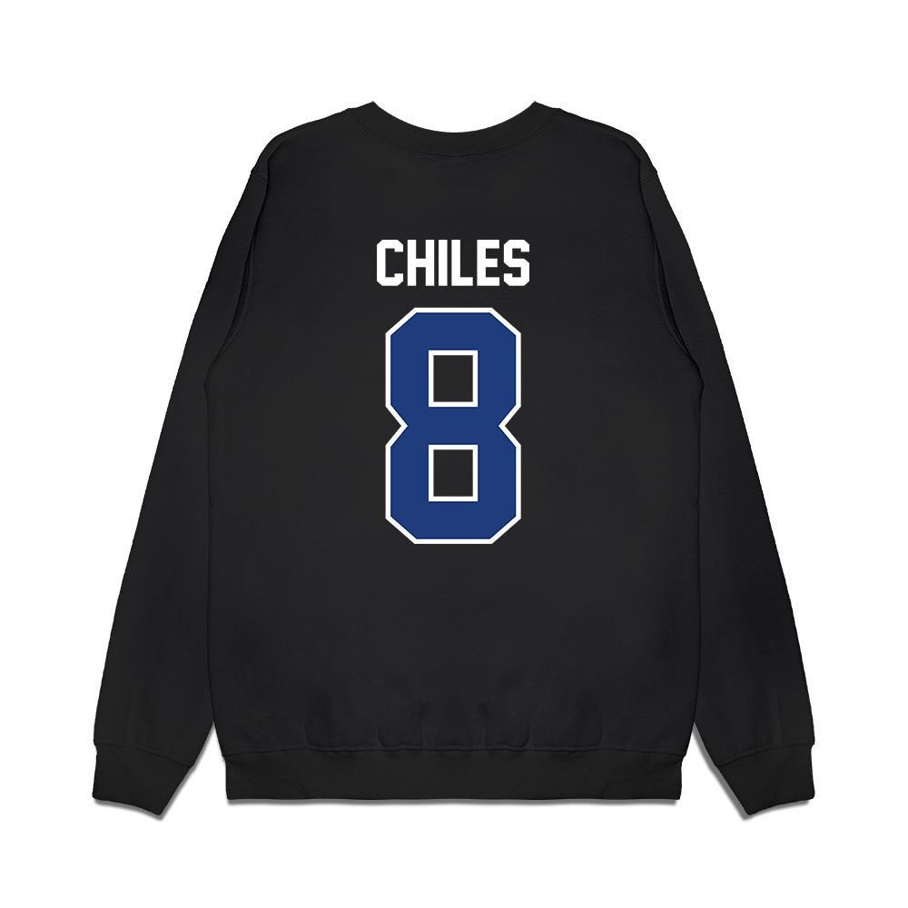 Florida - NCAA Football : Aaron Chiles - Vintage Helmet Premium Crewneck Sweatshirt-1
