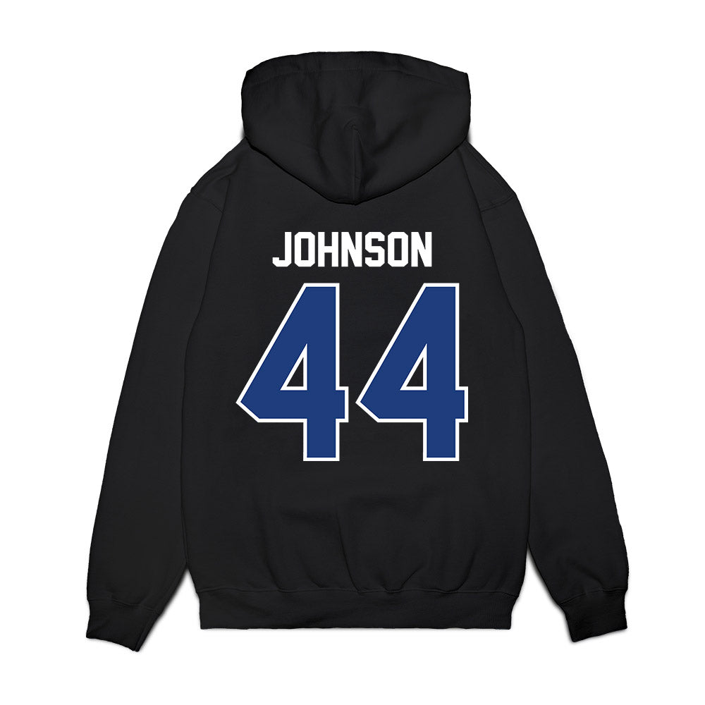 Florida - NCAA Football : Myles Johnson - Vintage Helmet Premium Hooded Sweatshirt-1