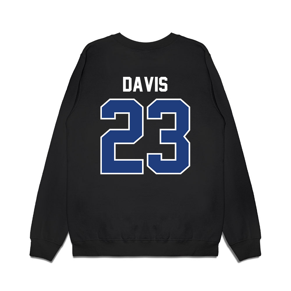 Florida - NCAA Football : Josiah Davis - Vintage Helmet Premium Crewneck Sweatshirt-1