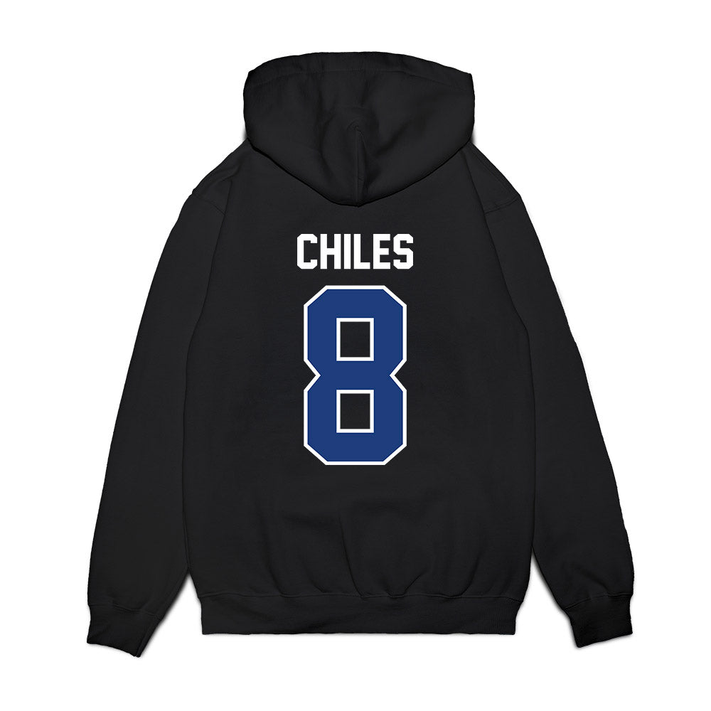 Florida - NCAA Football : Aaron Chiles - Vintage Helmet Premium Hooded Sweatshirt-1