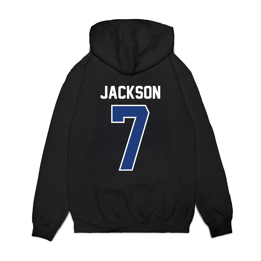 Florida - NCAA Football : Ty Jackson - Vintage Helmet Premium Hooded Sweatshirt-1