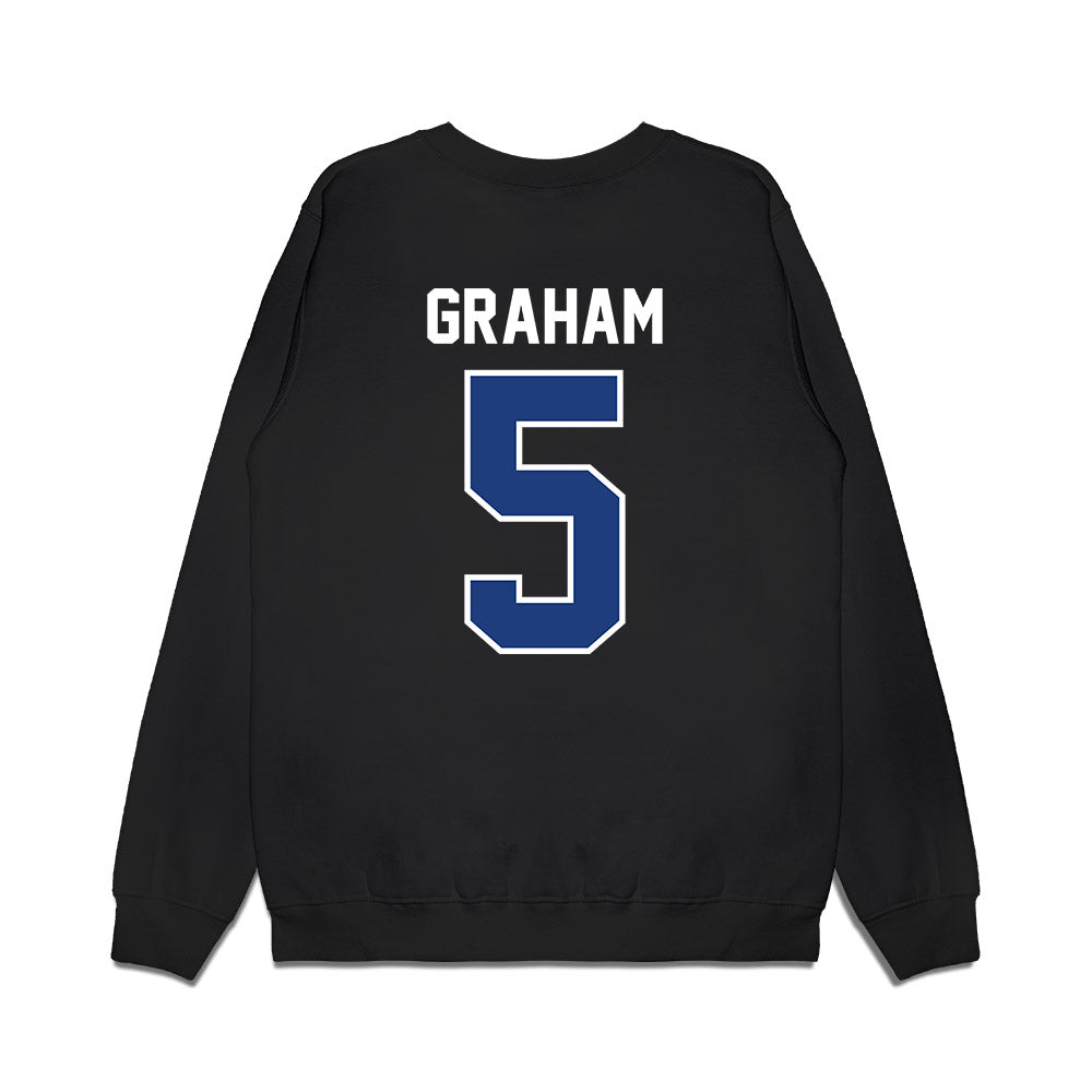 Florida - NCAA Football : Myles Graham - Vintage Helmet Premium Crewneck Sweatshirt-1