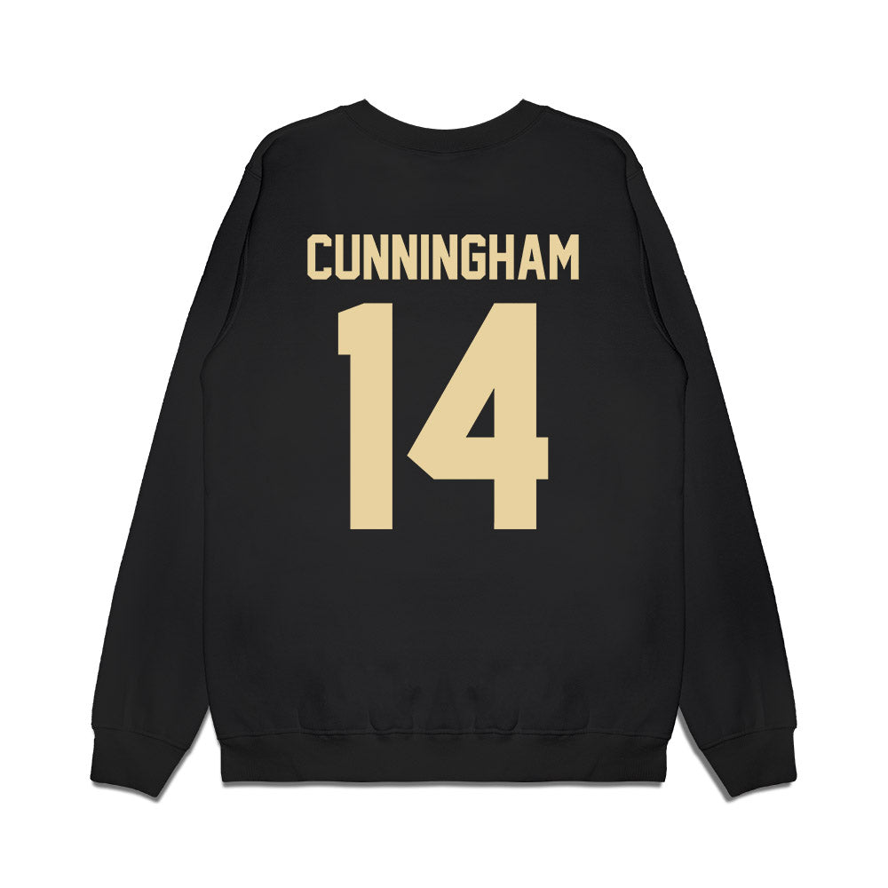 Boston College - NCAA Football : Ashton Cunningham - Vintage Helmet Premium Crewneck Sweatshirt-1