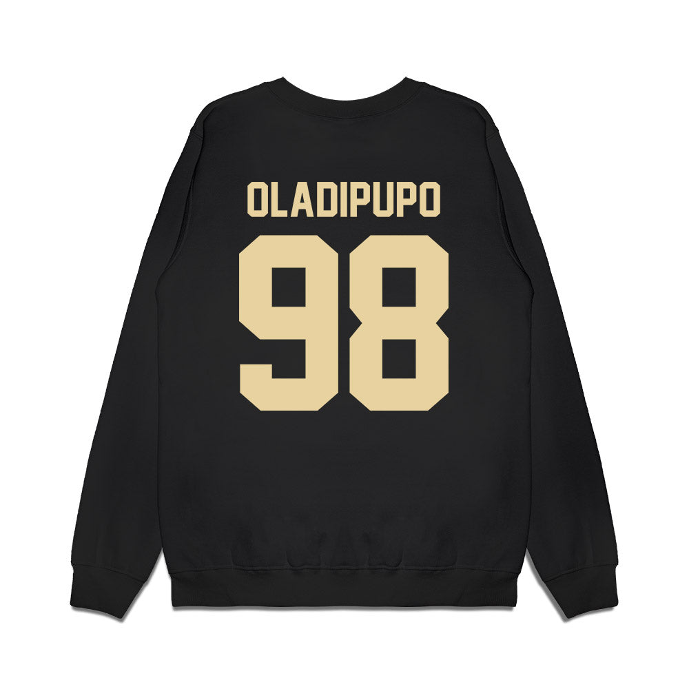 Boston College - NCAA Football : Israel Oladipupo - Vintage Helmet Premium Crewneck Sweatshirt-1