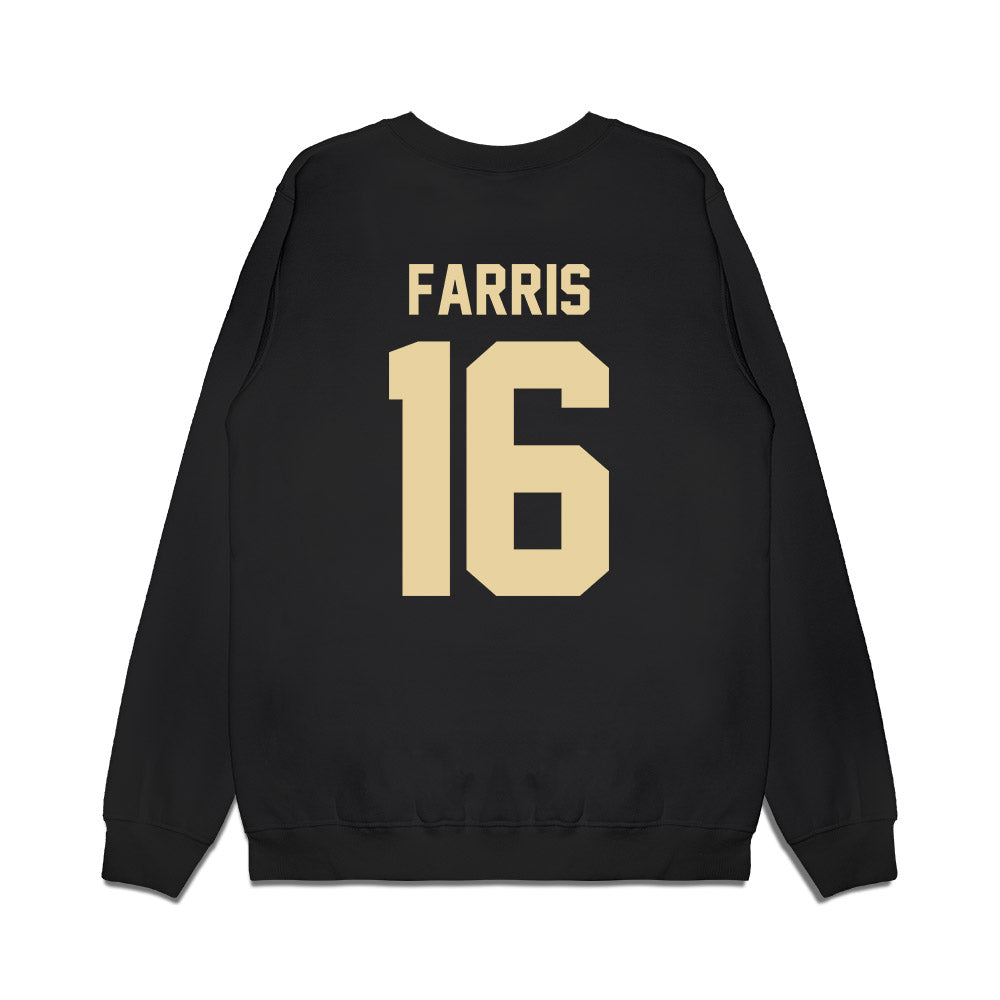 Boston College - NCAA Football : Isaiah Farris - Vintage Helmet Premium Crewneck Sweatshirt-1