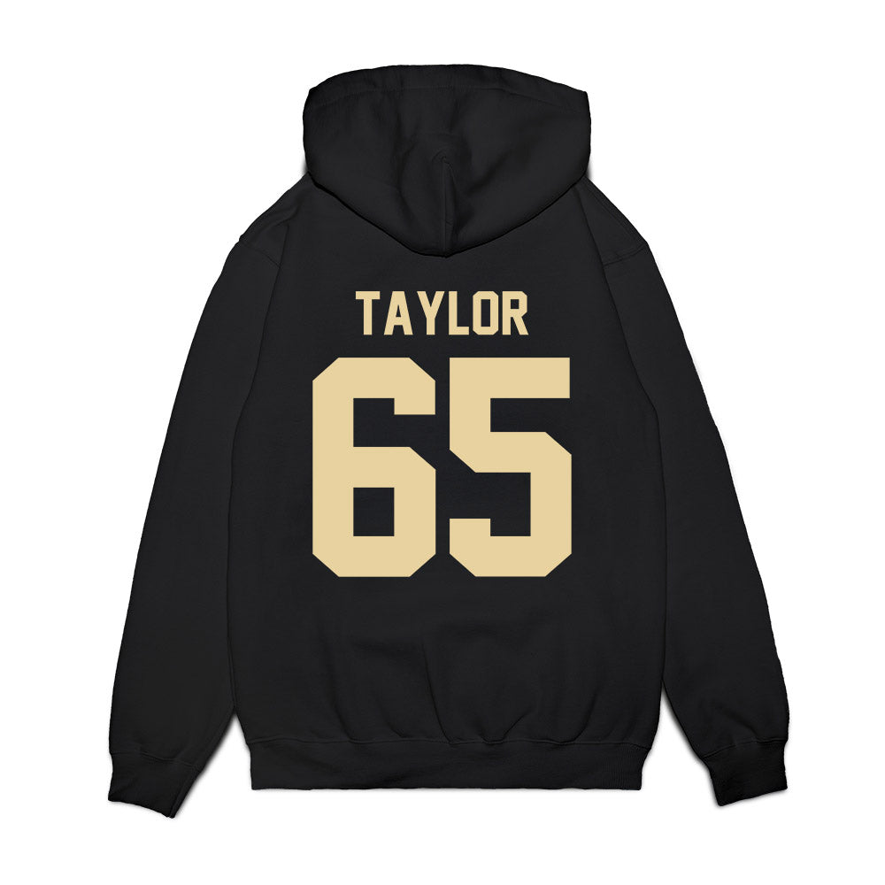 Boston College - NCAA Football : Logan Taylor - Vintage Helmet Premium Hooded Sweatshirt-1
