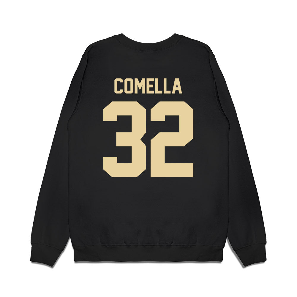 Boston College - NCAA Football : Charlie Comella - Vintage Helmet Premium Crewneck Sweatshirt-1