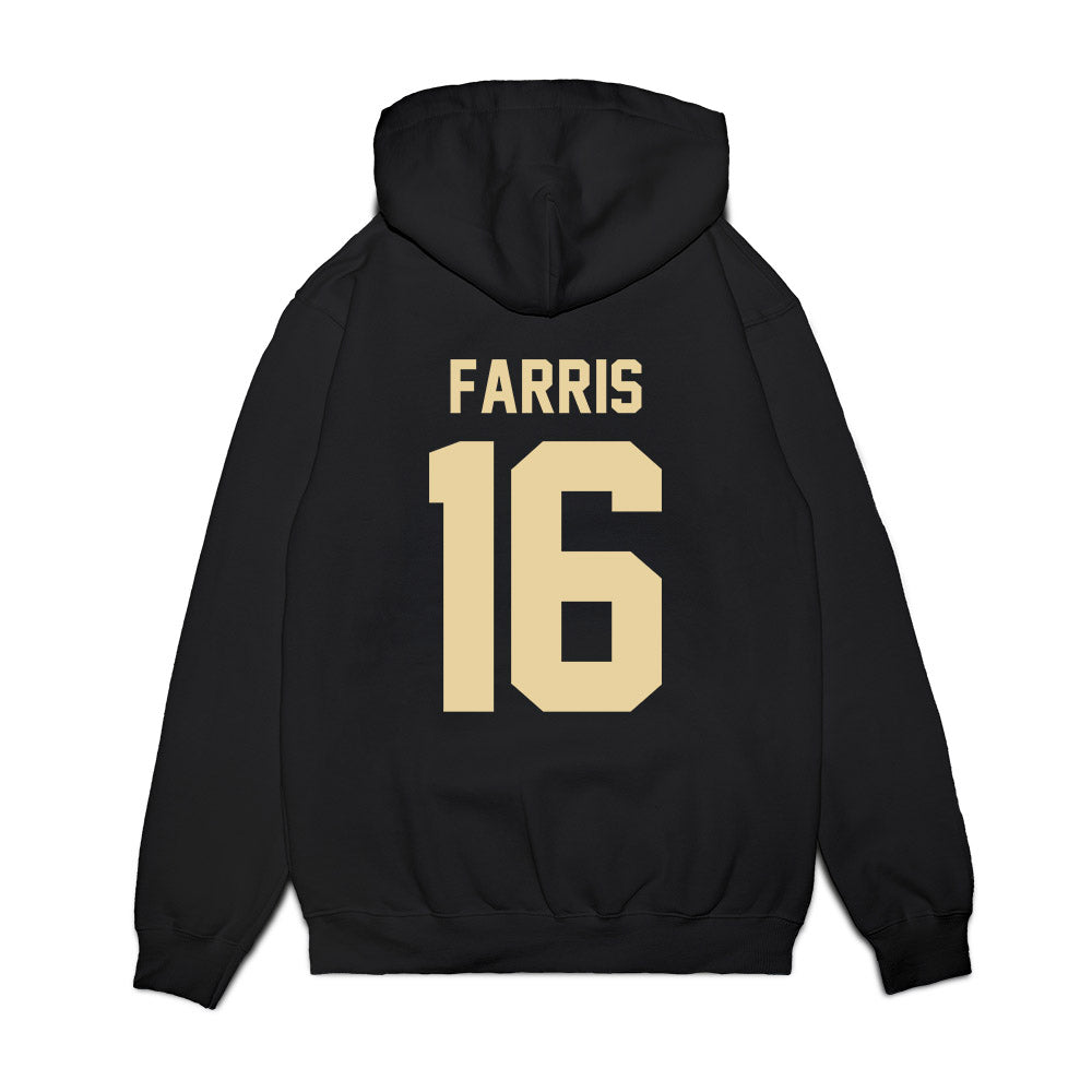 Boston College - NCAA Football : Isaiah Farris - Vintage Helmet Premium Hooded Sweatshirt-1