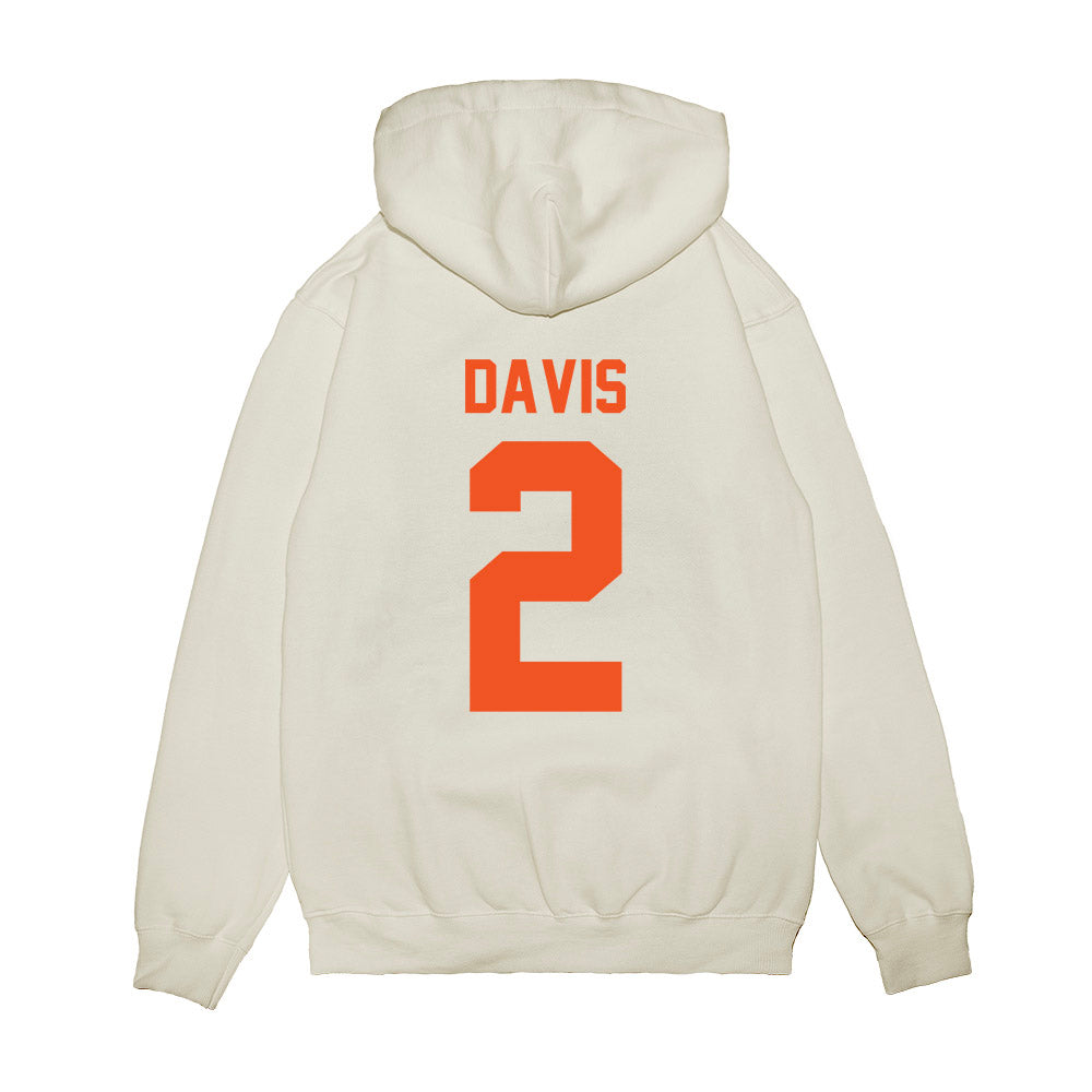 Oklahoma State - NCAA Football : Terrill Davis - Vintage Helmet Premium Hooded Sweatshirt-1