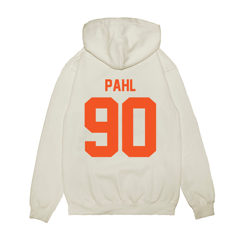 Oklahoma State - NCAA Football : Wes Pahl - Vintage Helmet Premium Hooded Sweatshirt-1