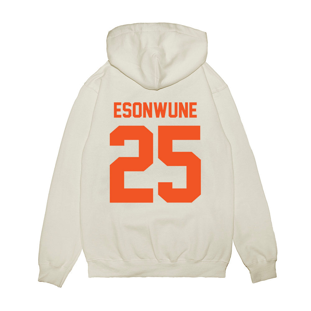 Oklahoma State - NCAA Football : Ike Esonwune - Vintage Helmet Premium Hooded Sweatshirt-1