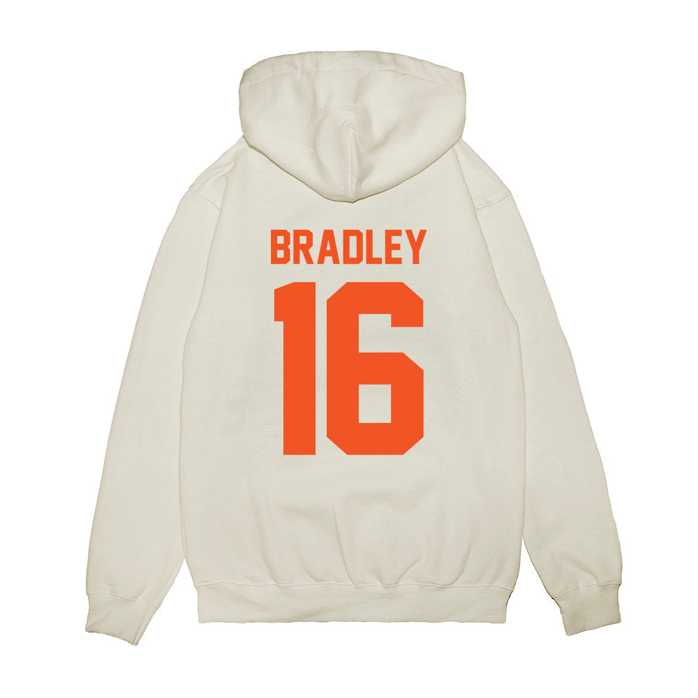 Oklahoma State - NCAA Football : Chandavian Bradley - Vintage Helmet Premium Hooded Sweatshirt-1