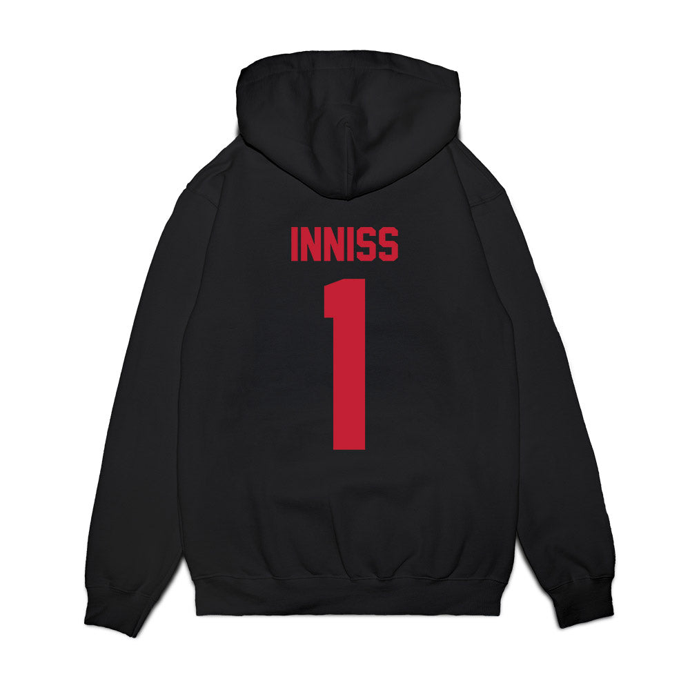 Ohio State - NCAA Football : Brandon Inniss - Vintage Helmet Premium Hooded Sweatshirt-1
